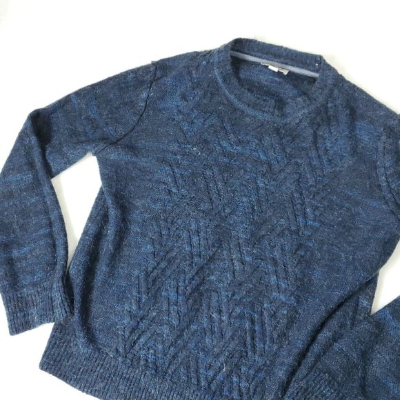 Calvin Klein Jeans  Sweater‎ Womens Medium Blue Acrylic Pullover - Picture 1 of 9